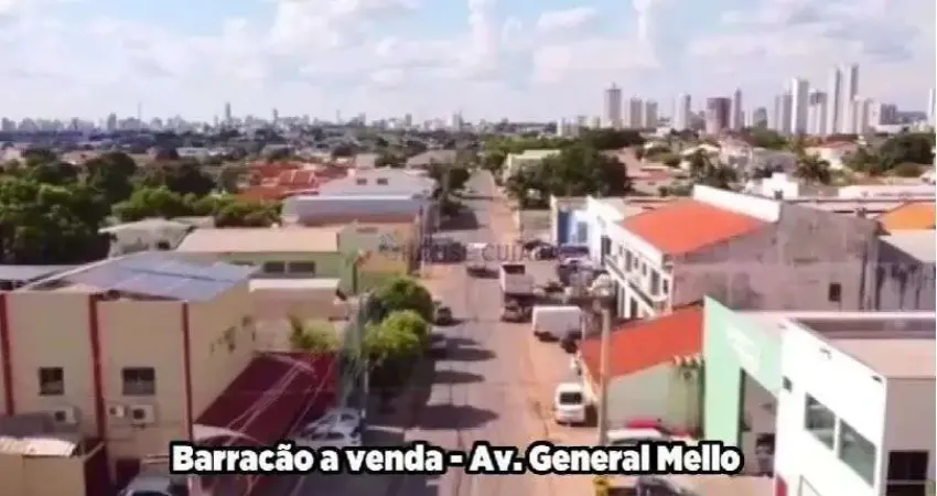 Barracão de 600 M², com área construída de 550 M², na Av. General Mello na cidad