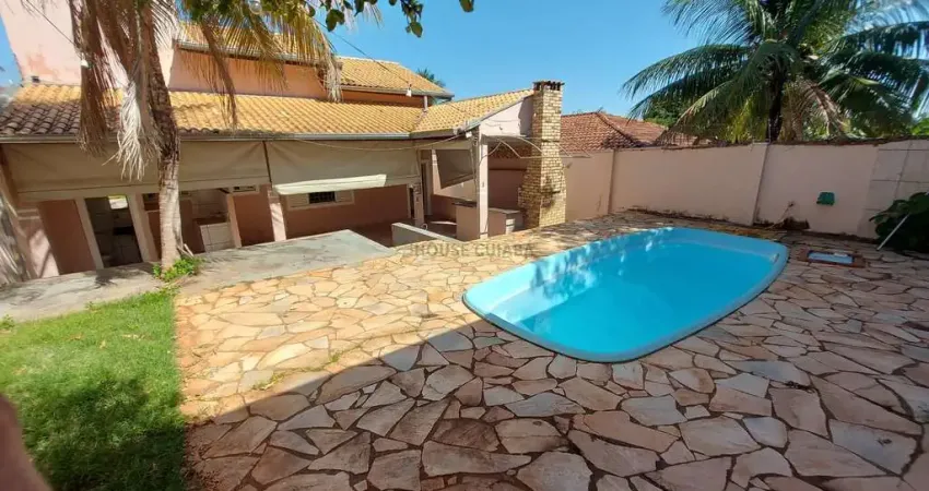Casa para Locação 3Q/1suite com piscina e Churrasqueira – Bairro Santa Cruz 1 |