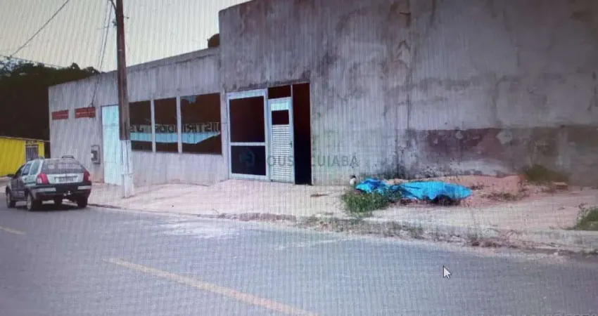 Barracão com residência com 364 m² no bairro ikarai  várzea grande mato grosso-m