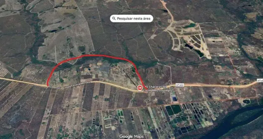 Disponibilidade de loteamentos com 6.100 m², (lote 83) adequados para implantaçã