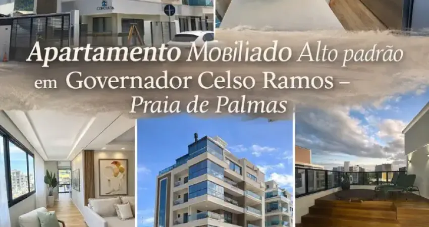 Apartamento cobertura mobiliado - praia de palmas santa catarina