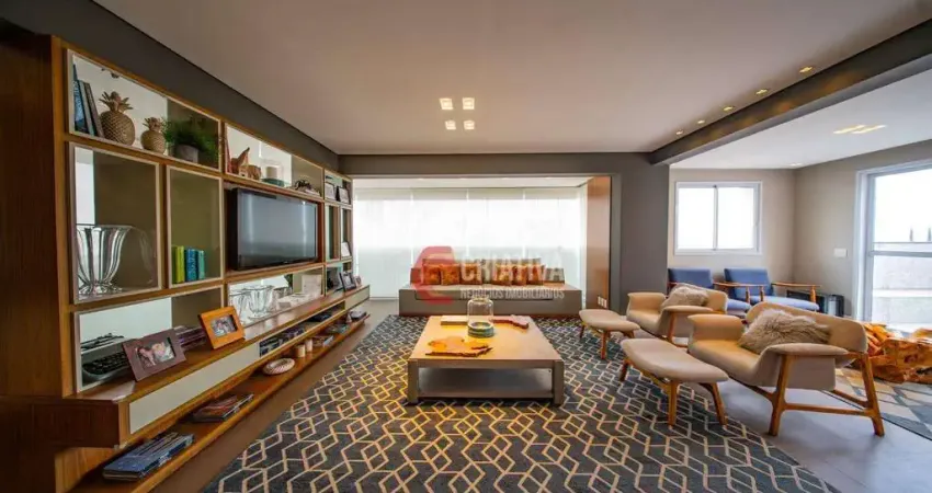 Cobertura duplex no tatuapé 253 m2 com 4 dormitórios à venda - mobiliada