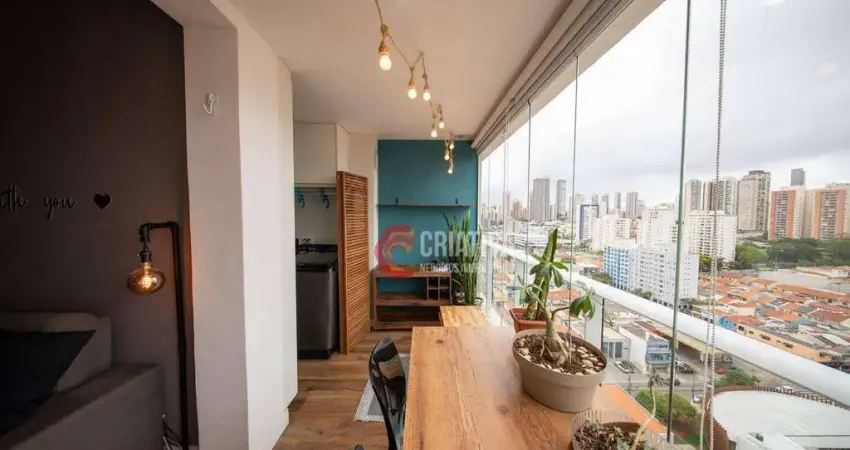 Apartamento com 1 dormitório à venda, 50 m² por r$ 659.000,00 - tatuapé - são paulo/sp