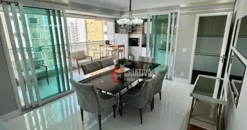 Apartamento 177 m2 totalmente mobiliado 3 dormitórios - jardim anália franco