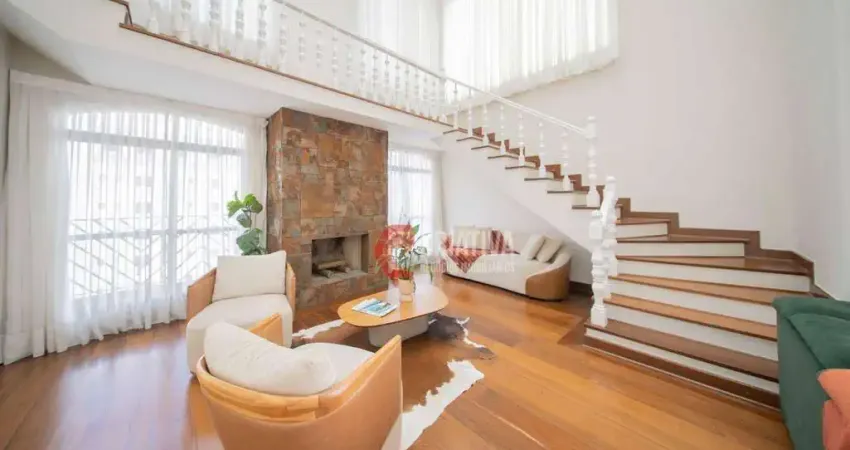 Cobertura exclusiva com 5 dormitórios à venda, 475 m² - anália franco - são paulo / sp