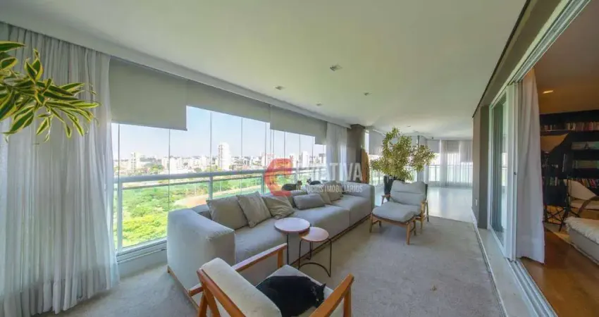 Apartamento com 4 dormitórios à venda, 355 m² por r$ 4.200.000 - anália franco - vista parque ceret