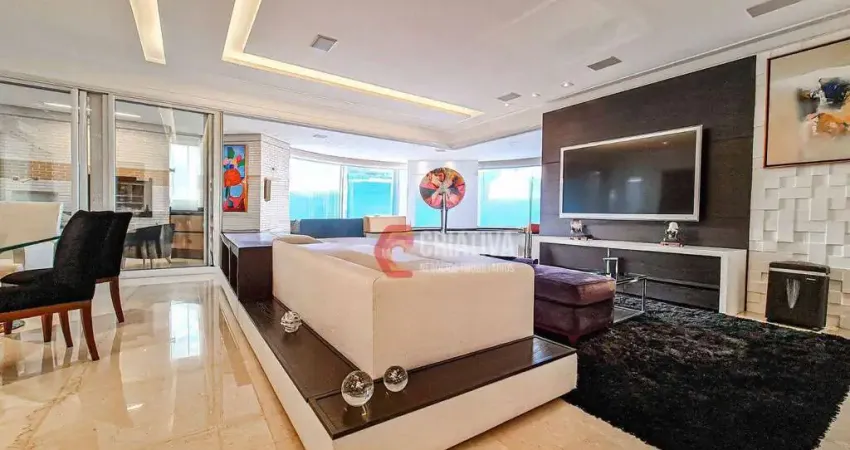 Apartamento com 4 dormitórios à venda, 297 m² - anália franco - estuda permuta