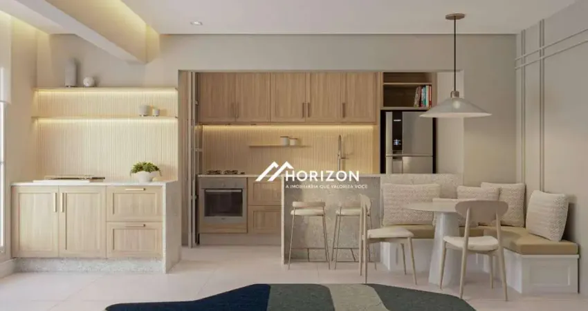 Apartamento com 1 dormitório à venda, 45 m² por r$ 425.000 - marapé - santos/sp