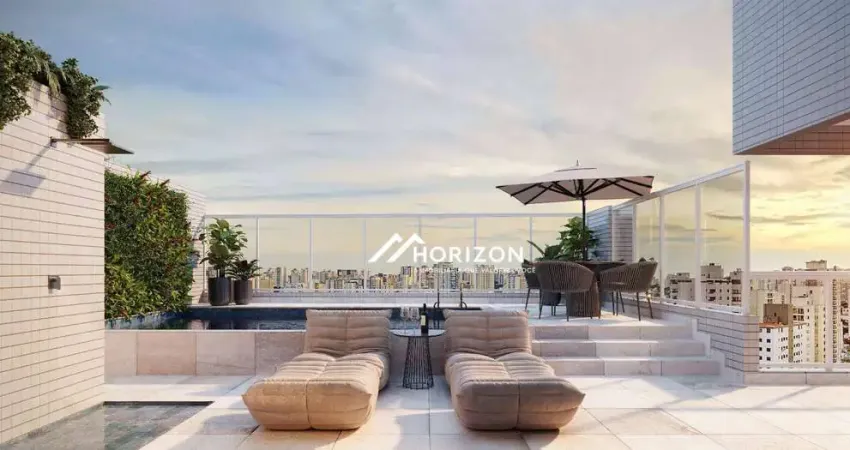 Cobertura com 4 dormitórios à venda, 351 m² por r$ 6.755.460 - embaré - santos/sp