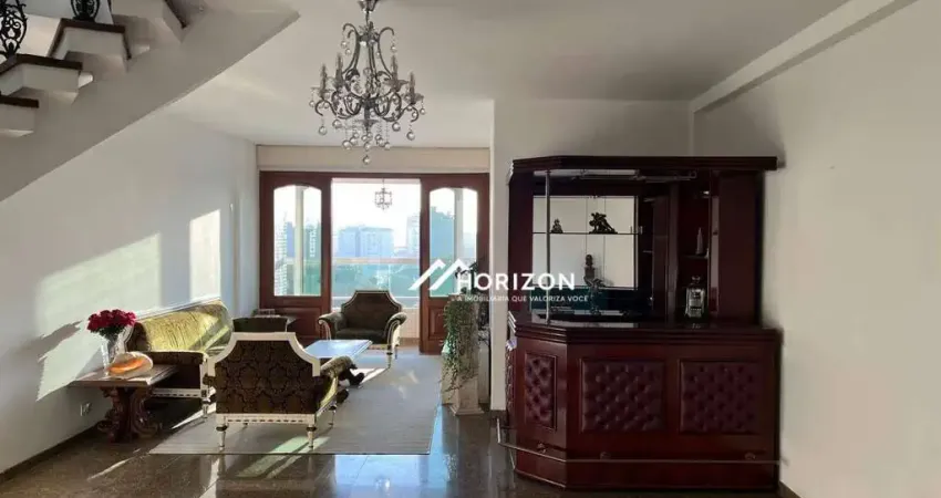 Cobertura duplex com 4 dormitórios à venda, 361 m² por r$ 3.843.000 - ponta da praia - santos/sp