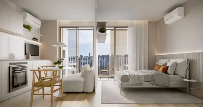 Apartamento para venda em curitiba, mercês, 1 dormitório, 1 banheiro