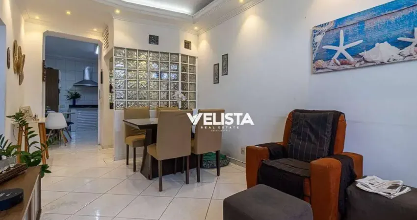 Apartamento com 2 dormitórios à venda, 90 m² por r$ 556.000,00 - aparecida - santos/sp