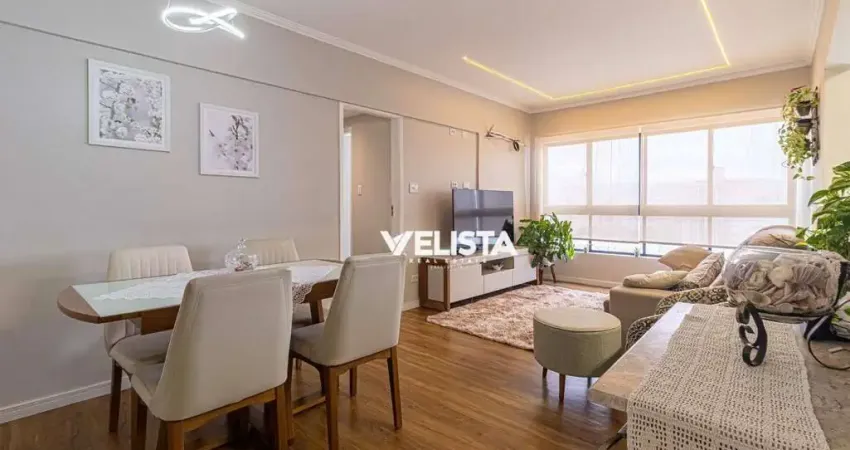 Apartamento com 2 dormitórios, suite e varanda à venda, 94 m² por r$ 830.000 - embaré - santos