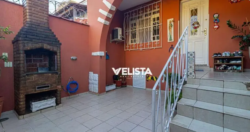 Sobrado com 2 dormitórios, 1 suite e quintal à venda, 124 m² por r$ 890.000 - marapé - santos