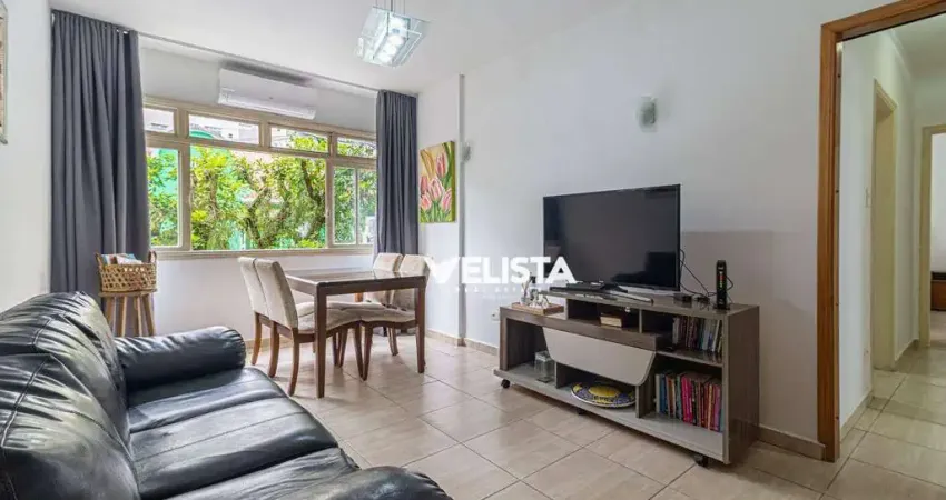 Apartamento com 2 dormitórios à venda, 90 m² por r$ 530.000,00 - gonzaga - santos/sp