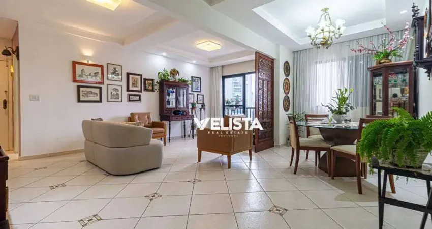 Apartamento com varanda, 2 dormitórios, 1 suite à venda, 115 m² por r$ 880.000 - embaré - santos