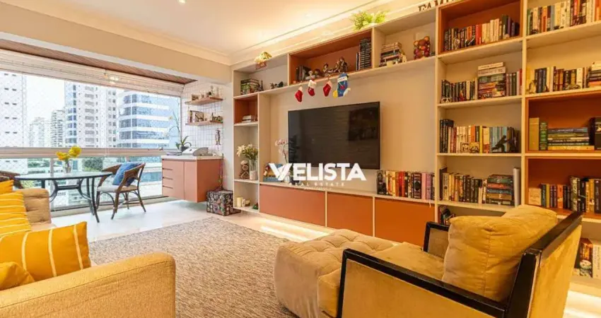 Apartamento com varanda gourmet, 3 dormitórios à venda, 118 m² por r$ 1.650.000 - aparecida - santos