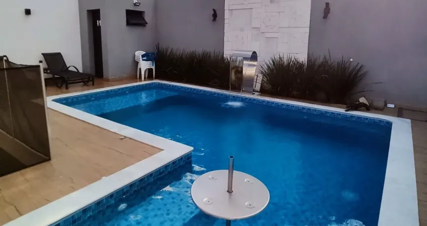 Casa com piscina aquecida + ilha bar + spa no condomínio costa das areias em salto sp