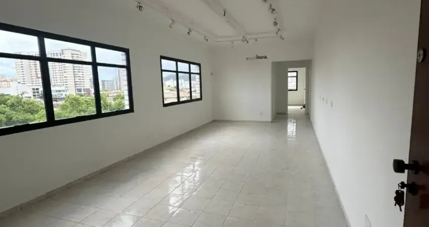 Sala comercial com 1 sala para alugar na Vila Mathias, Santos