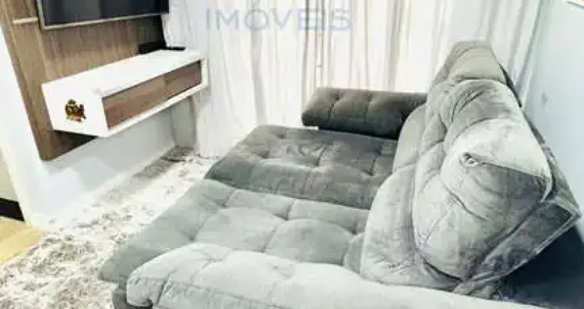 Apartamento mobiliado com 2 dormitórios e varanda em césar de souza!