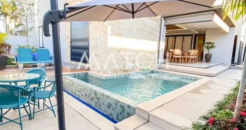 Casa térrea à venda, 4 suítes, 538m², alphaville flamboyant residencial araguaia, goiânia, go