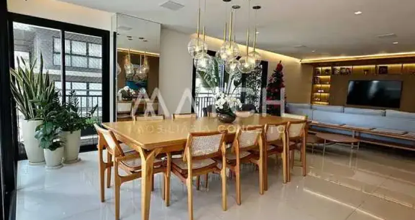 Apartamento a venda no setor marista, 4 suítes mobiliado com 221m2, goiania/go