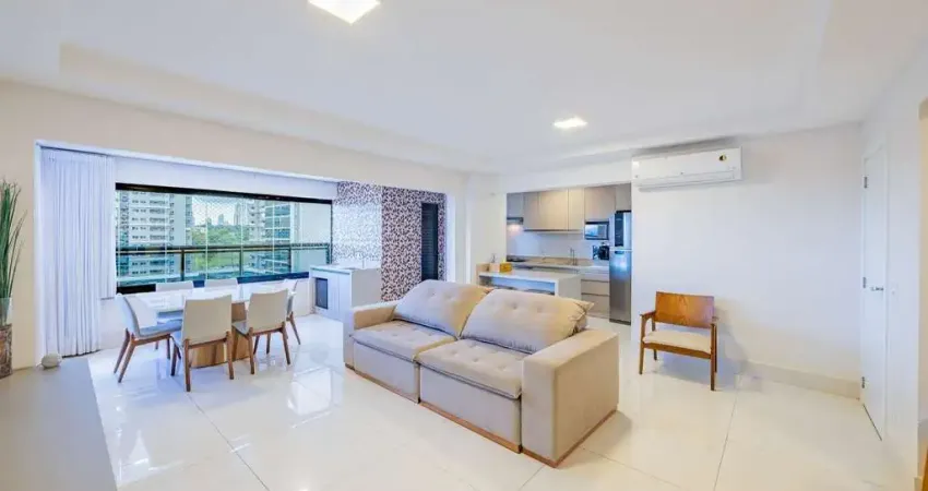 Apartamento à venda no europark ibirapuera, com 117 m2, 3 suítes e officce, park lozandes, goiânia,