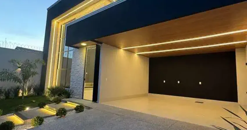 Casa à venda, 3 suites plenas, 205m² de construção, cidade satélite são luiz, aparecida de goiânia,