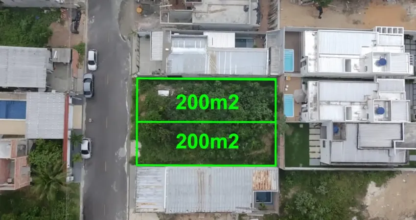 2 lotes juntos no villa suíça residencial – tarumã, manaus | 8x25m cada (200m²)   r$ 100.000 por lote