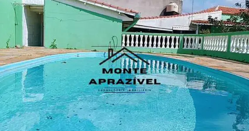 Chácara 1.060 m² com ampla casa sobreposta, piscina e salão comercial