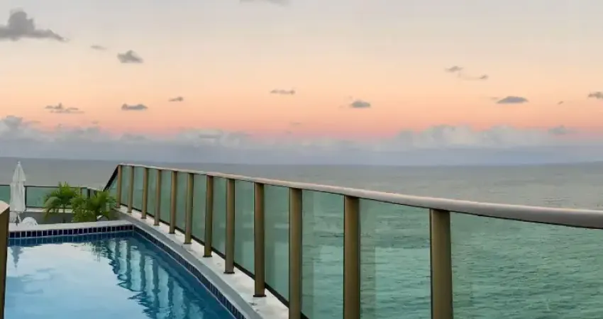 Apartamento vista-mar, a 8 metros da praia! tudo novo conforme fotos!