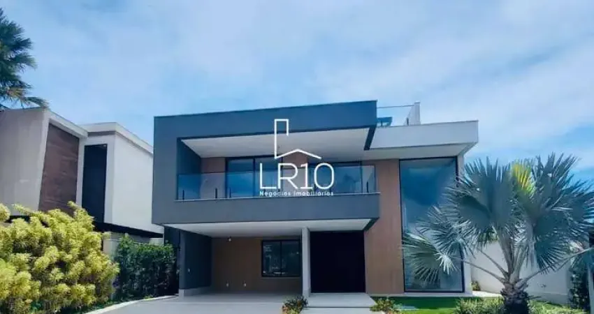 Luxuosa casa à venda no condomínio alphaville barra da tijuca