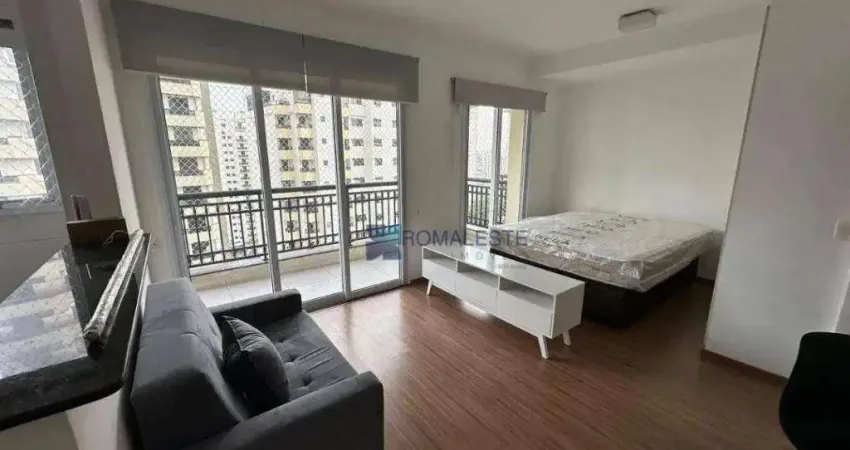 Apartamento com 1 dormitório - venda por r$ 549.000 ou aluguel por r$ 2.490/mês - jardim anália franco - são paulo/sp