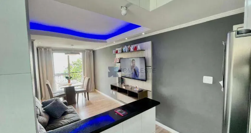 Apartamento com 3 dormitórioà venda, 60 m² por r$ 390.000 - vila industrial . condomínio avant club