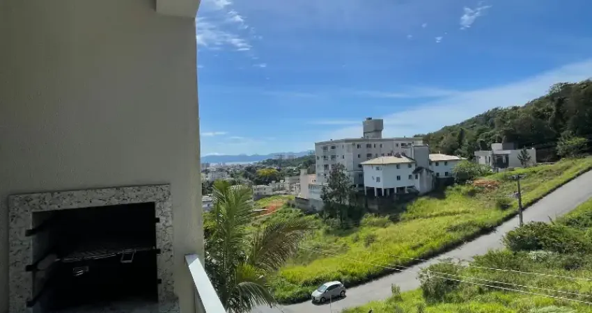 Lindo apartamento com vista mar sacada com churrasqueira sol manhã em são josé