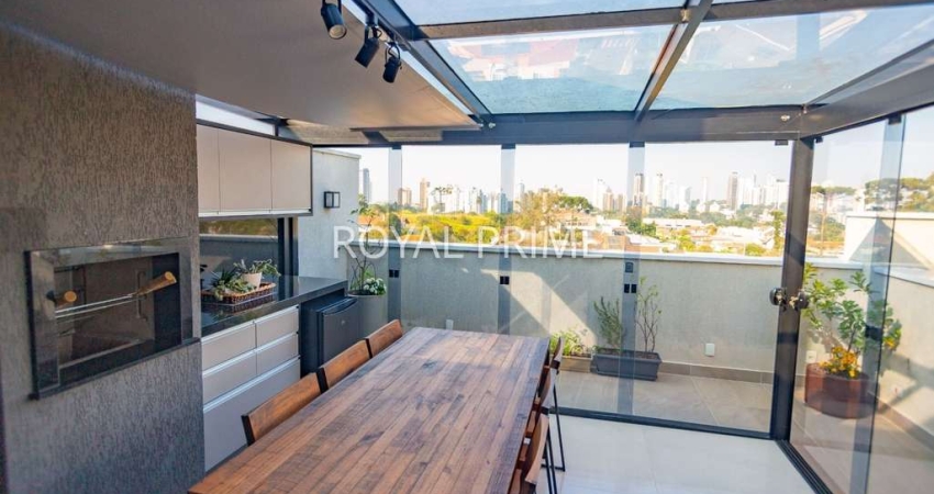 Cobertura Duplex Mobiliada, Face Norte e com 2 suítes, 128 m².