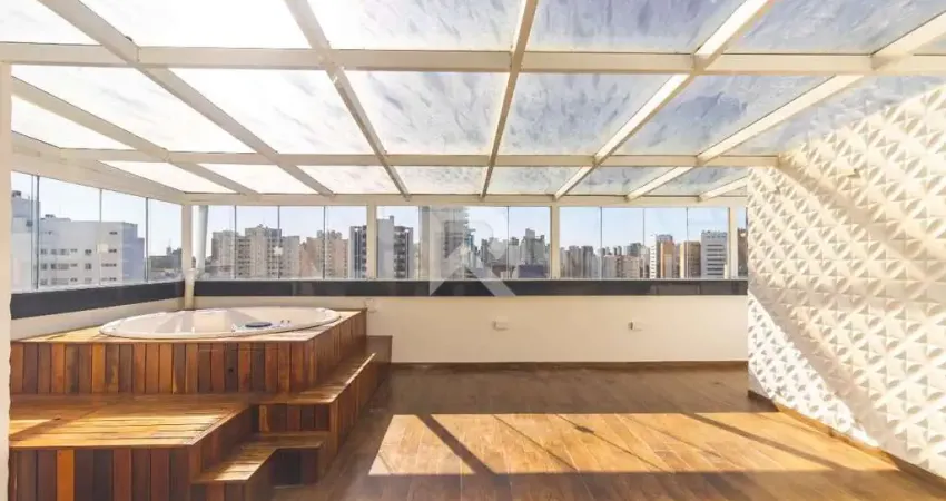 Cobertura Semi Mobiliada, Face Norte com 4 quartos e 2 Vagas para alugar - 222m2 - Água verde, Curitiba