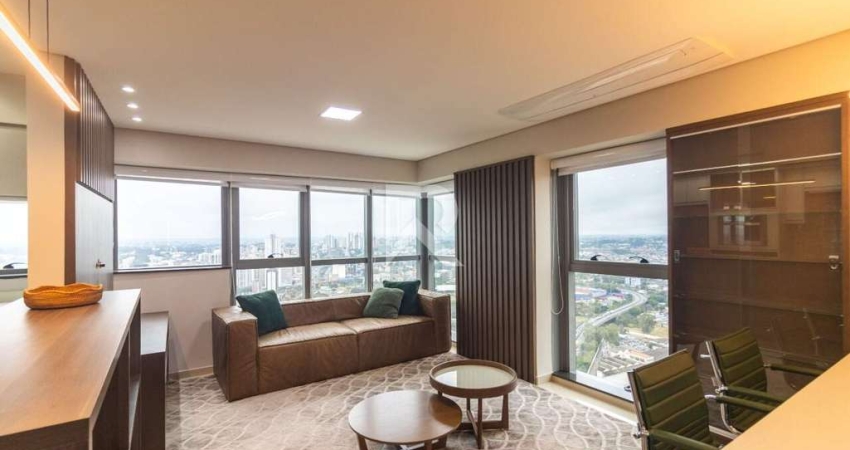 Apartamento Mobiliado, Andar Alto em Cond. Clube com 2 quartos e 66m2 à venda - Rebouças, Curitiba