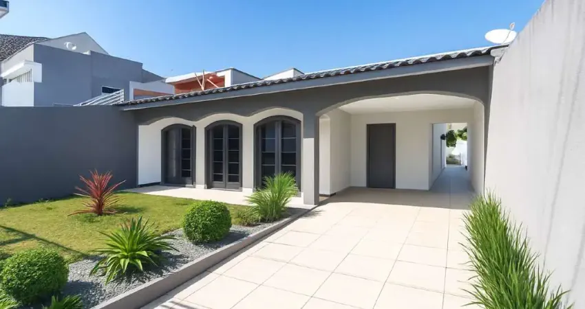Casa térrea reformada, frente rua, com 3 quartos, quintal e 138m2 para venda - são braz, curitiba