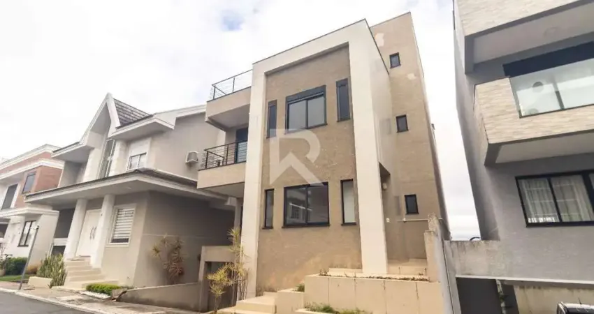 Casa triplex com terraço, 5 quartos 3 vagas para locação, 316 m² - campo comprido - curitiba/pr
