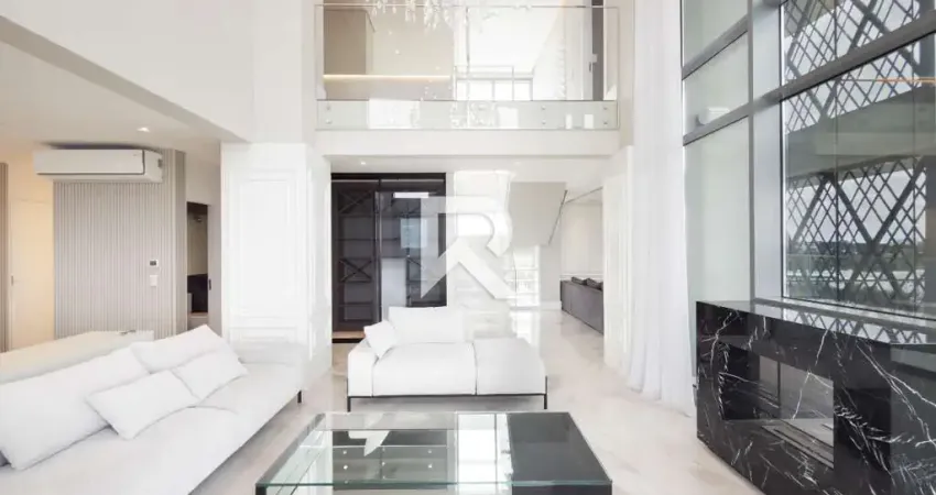 Apartamento mobiliado, face norte com 3 suítes 338m2 em cond. clube para alugar - champagnat, curitiba