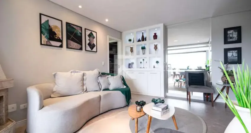 Cobertura mobiliada com vista livre, 4 quartos 2 vagas para locação, 160 m² - ecoville - curitiba/pr