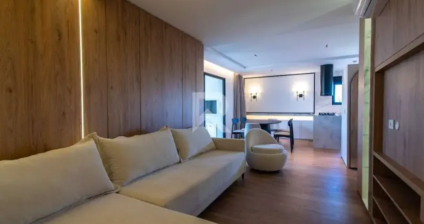 Apartamento mobiliado em cond. clube com 2 quartos, closet, 2 vagas, 106m2 para alugar - alto da glória, curitiba