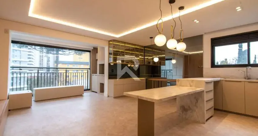 Apartamento semi mobiliado em cond clube com 3 quartos, 106m2 para alugar - alto da glória, curitiba