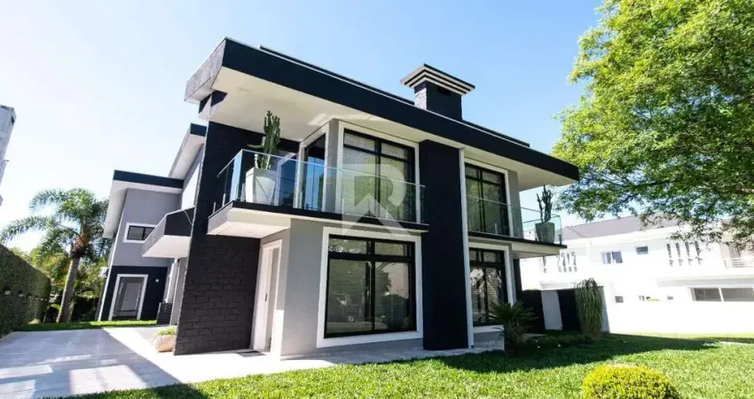 Casa em condomínio com jardim amplo, 5 suítes, 3 vagas á venda – alphaville graciosa – pinhais/pr