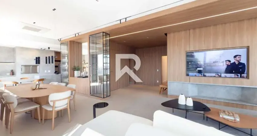 Apt mobiliado em cond. clube, andar alto, vista livre, face norte com 4 suítes e 4 vagas para alugar - 246m2 - champagnat, curitiba