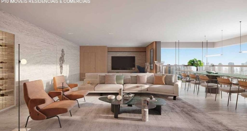 Apartamento com 4 suítes 3 vagas a venda em Moema