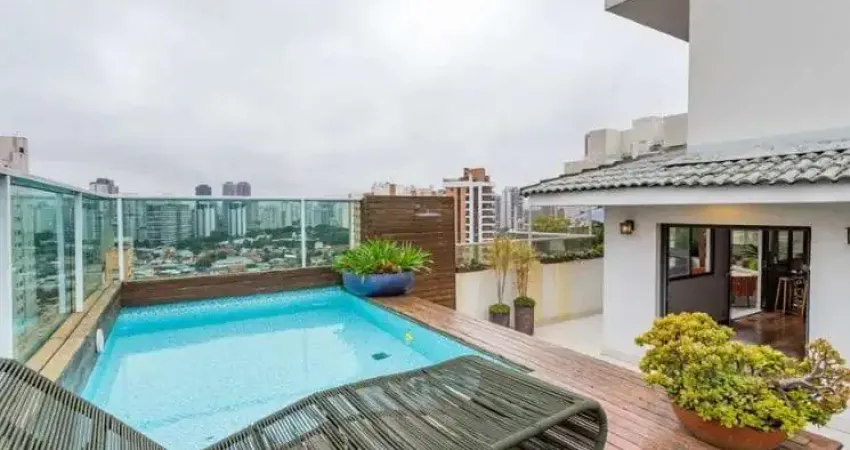 Cobertura com 4 dormitórios 2 vagas a venda na chácara santo antonio