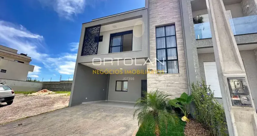 Sobrado em condomínio fechado 140m² - 03 dormitórios - Costeira - São José dos Pinhais
