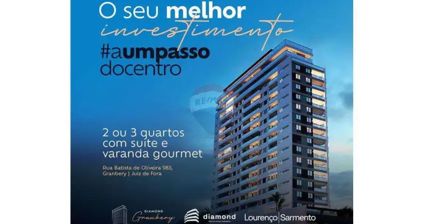 Cobertura linear com 3 quartos, suíte, área de lazer, Granbery, Juiz de Fora/MG